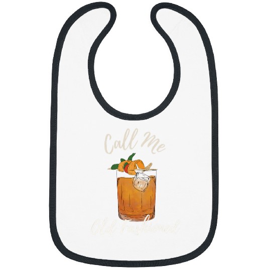 Old Fashioned Cocktail Booze Mixology Bartender Pun Funny Bibs