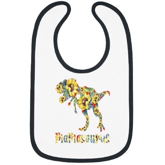 Autism Puzzle Dino Dont Mess With Mamasaurus Autism Support Retro Bibs