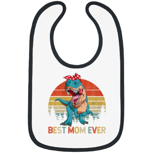 Dinosaur Pet Mamasaurus T rexs Dinosaur Funny  Mom Ever Mothers Day 1 Bibs