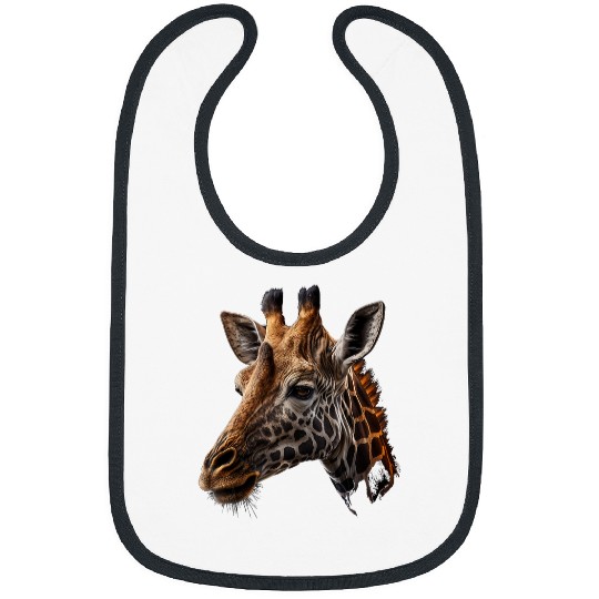 Giraffe Pet Animal Print Giraffes 4 Bibs
