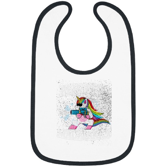 Unicorn Pet Pew pew madafakas unicorn guns Bibs