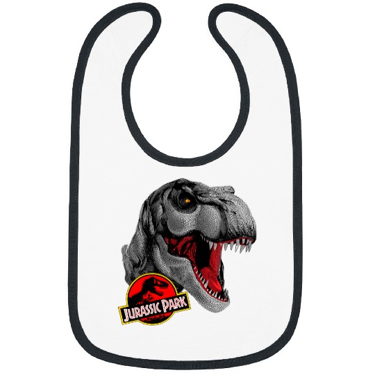 Dinosaur Pet Jurassic Park TRex Circle Art Fill Graphic Bibs