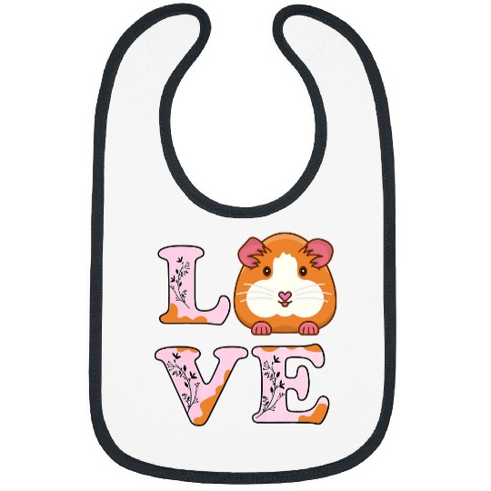 Guinea Pig Pet Cool Guinea Pig For Men Women Pet Hamster Rodent Animal Love Bibs