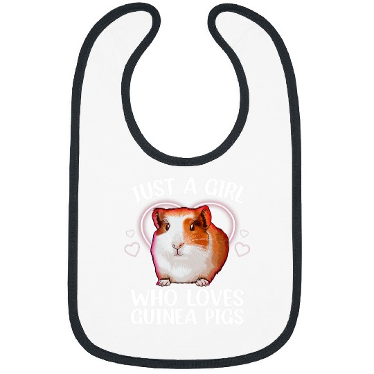 Guinea Pig Pet Cute Guinea Pig For Women Girls Hamster Pet Guinea Pig Lover 8 6 Bibs