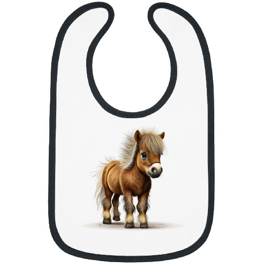 Horse Pet Miniature Horse Mini Horse Pet Tiny Horse Lover Pony Tie Dye 23 Bibs
