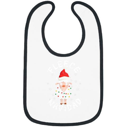 Llama Pet Fleece Feliz Navidad Alpaca Llama Merry Christmas Cute xmass Bibs
