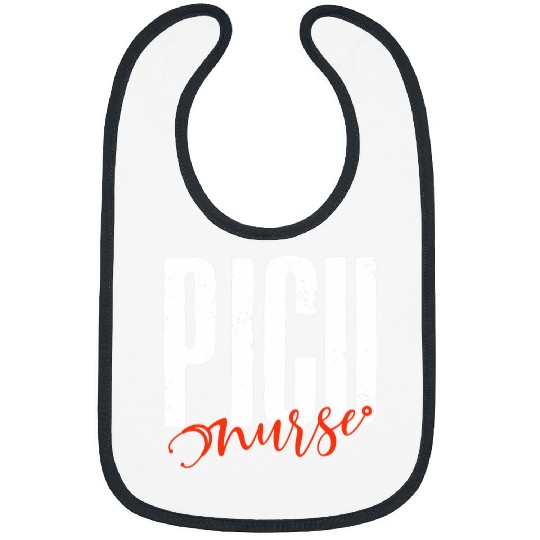 PICU nurses Week Retro Present Apparel For Men And Women Bibs