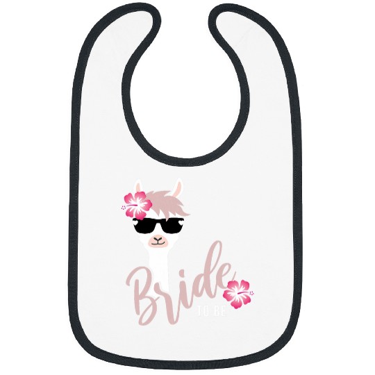 Llama Pet Bride to be llama alpaca bachelorette Party Bibs
