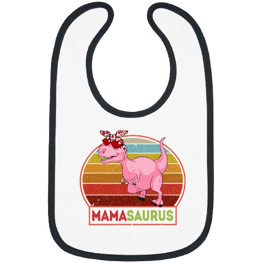 Dinosaur Pet Mamasaurus T rexs Dinosaur Mama Saurus Mothers Day Bibs
