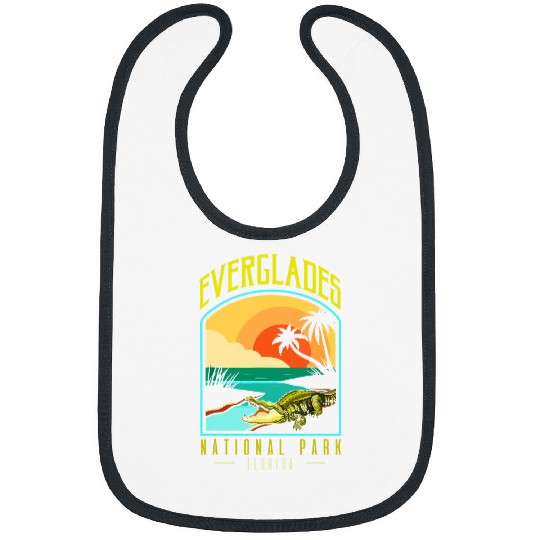 Alligator Pet Everglades National Park US Crocodile Florida Alligators 2 Bibs