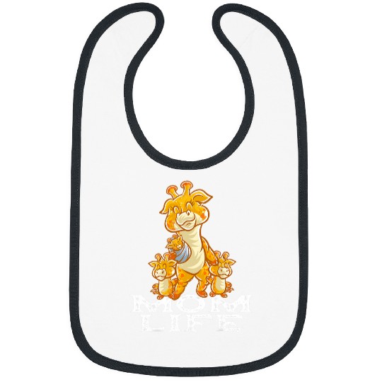 Giraffe Pet Mama Mom Life Mommy Mama Family Mothers Day Bibs