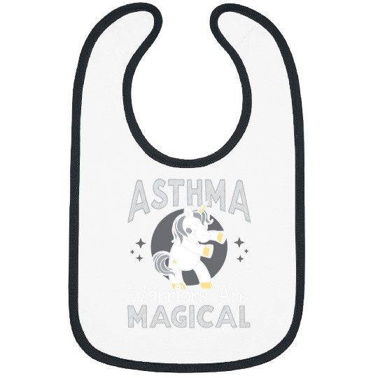 Unicorn Pet Asthma Warriors Are Magical Breathing Wheezing Bibs