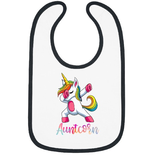 Unicorn Pet Auntcorn Aunt Unicorn s For Women Mothers Day Niece Bibs