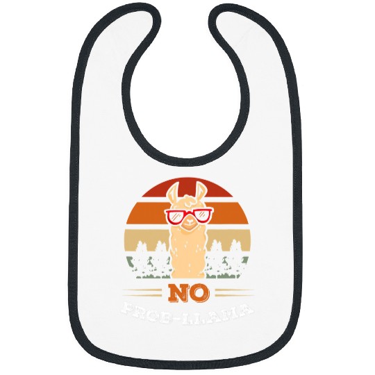 Llama Pet No Probllama Llama Lover Camelid Alpaca Animal Bibs