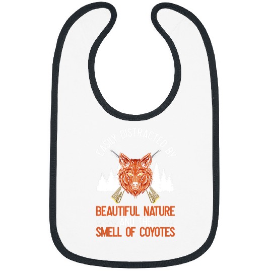Coyote Mammal Trapping And Coyote Hunter 1 Bibs