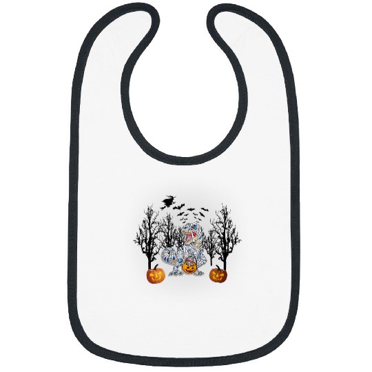 Dinosaur Pet Pumpkin Halloween s for Boys Kids Dinosaur Mummy Bibs
