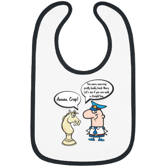 Horse Pet Funny chess horse chess club police chess Bibs