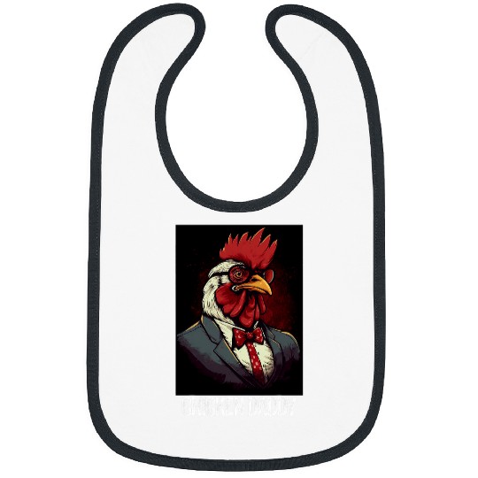 Discover Chicken Daddy Chicken Father Farmer Poultry Fathers Day Bibs