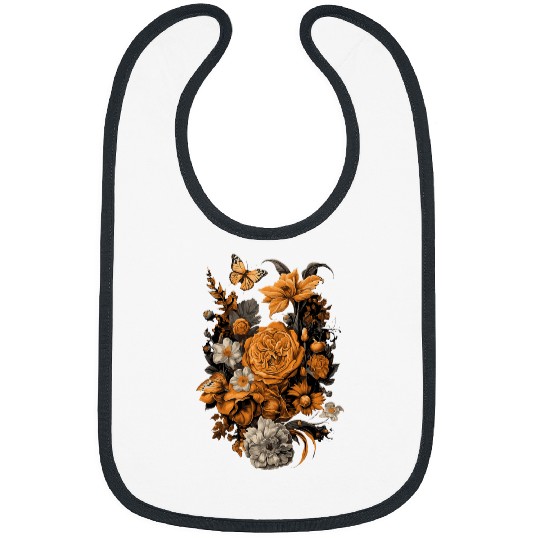 Discover vintages Flowers Floral Pressed Flower 220 Bibs