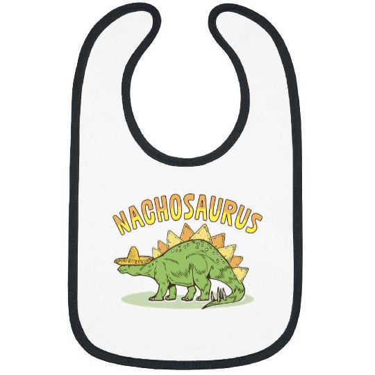 Dinosaur Pet Nacho Stegosaurus Reptile Animal Prehistoric Bibs