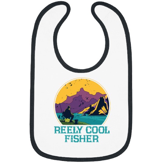 Fishing Fun Reely Cool Fisher Lifestyle Chill Habits Easygoing Ocean 3 Bibs