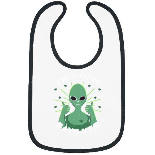 Aliens UFO Engagement UFO Extraterrestrial Life Fiancee Gift Idea Bibs