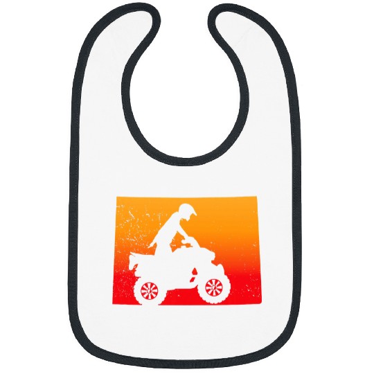 Quad bike or Four Wheeler Wyoming Sunset Art Motorcycle Bibs
