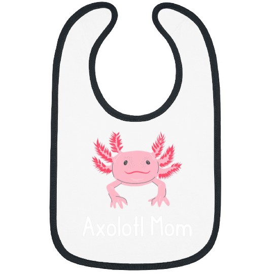 Axolotls Pet Mom cute Kawaii Axolotls Mexican salamander girl boy Bibs