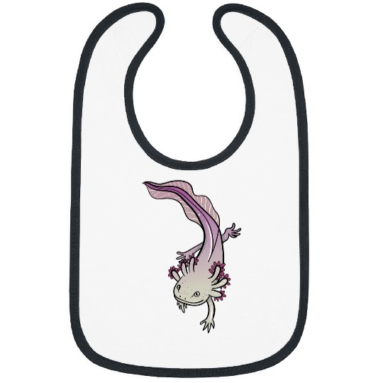 Axolotls Pet Mexican Salamander Gift Lover Bibs
