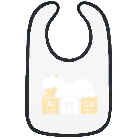 Llama Pet Periodic Table Of Elements Guanaco Llama Alpaca Bibs