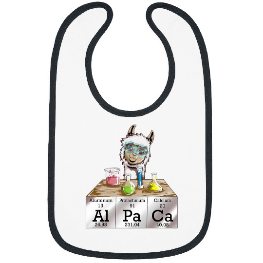 Llama Pet Funny Chemistry Chemistry Edges Chemistry Student Alpaca Al Bibs