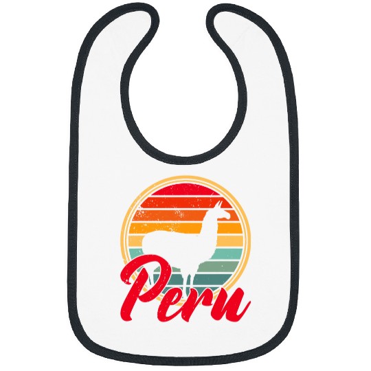 Llama Pet Peru Peruvian Peruvians Lima Souvenir Alpaca Bibs