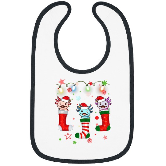 Axolotls Pet Christmas Stocking Kid Youth Teen Pajamas Pjs Bibs