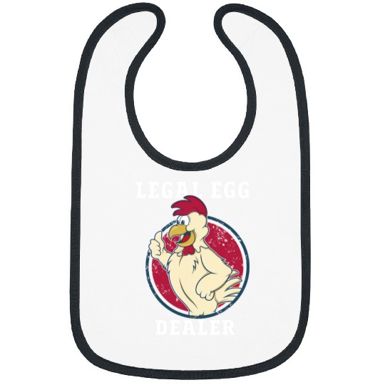 Chicken Pet Local Egg dealers Funny Bleached Chicken Lover Farm Farmer 6 Bibs