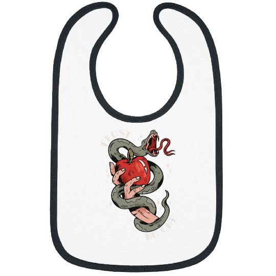 Gecko Pet Snake Lover Trust no one snake apple lizard geckos Reptile Bibs