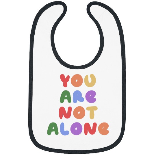 suicides Prevention 988 Ribbon You Are Not Alone Mental Health Awareness Bibs
