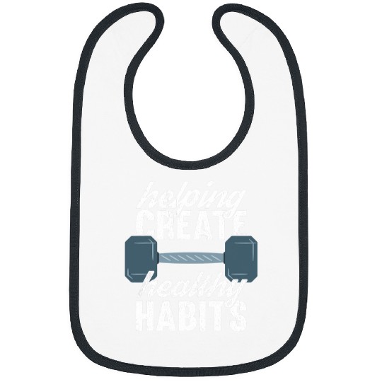 Helping Create Healthy Habits Fitness Personal Trainer Gym Bibs