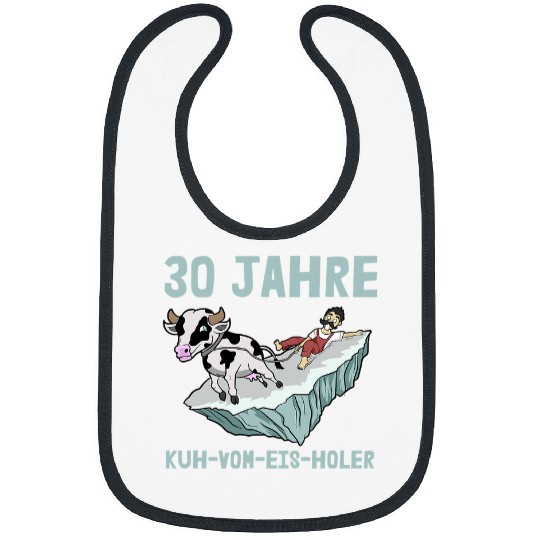 Cow Pet 30 Years Cow From Ice Holer Company Anniversary Service Anniversary Bibs