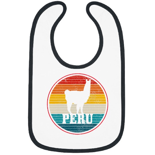 Llama Pet Peru Llama Alpaca Peruvian Pride Souvenir vintages 9 Bibs