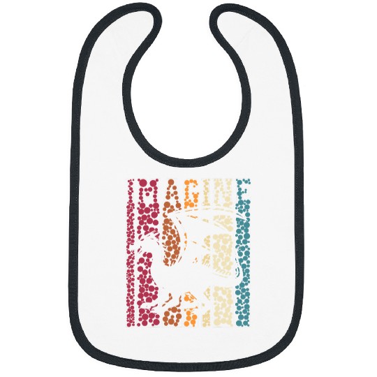 Dragon Pet Polka Dot Dragon Silhouette International Dot Day Boys Kids Bibs