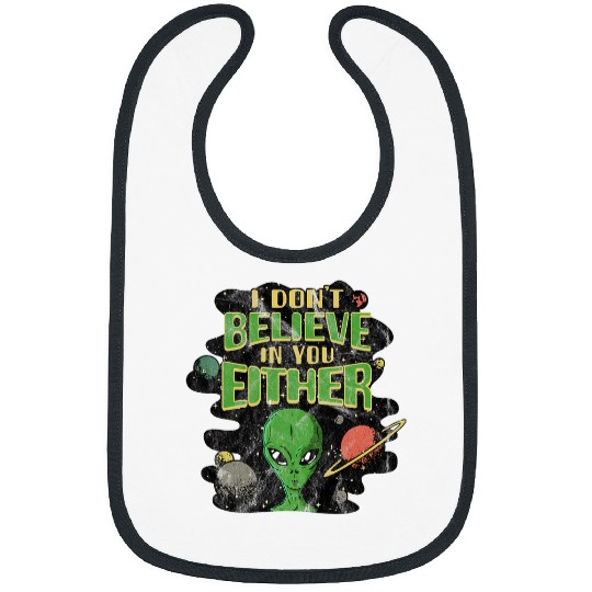 Aliens UFO Men Women Space Area 51 Boys Girls Green 32 Bibs