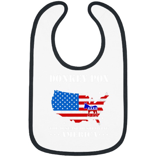 Donkey Pet America LoF Donkey Pox Bibs