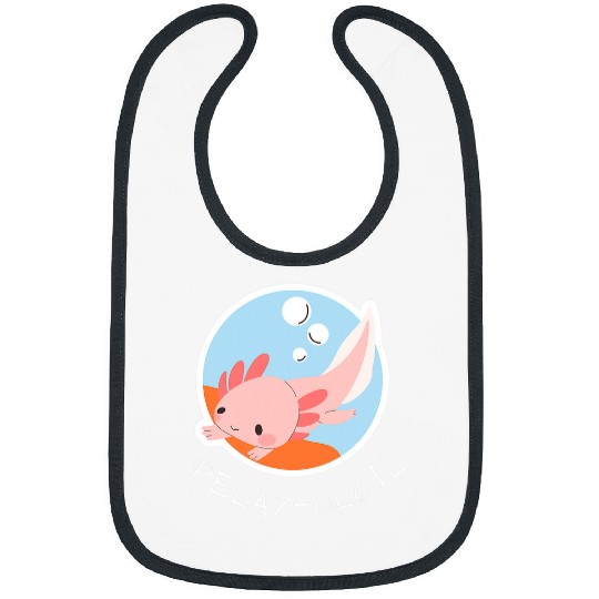 Axolotls Pet Mexican Salamander RelAxolotls 22 Bibs