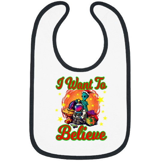 Aliens UFO Alien Christmas Astronaut for Men and Women Bibs