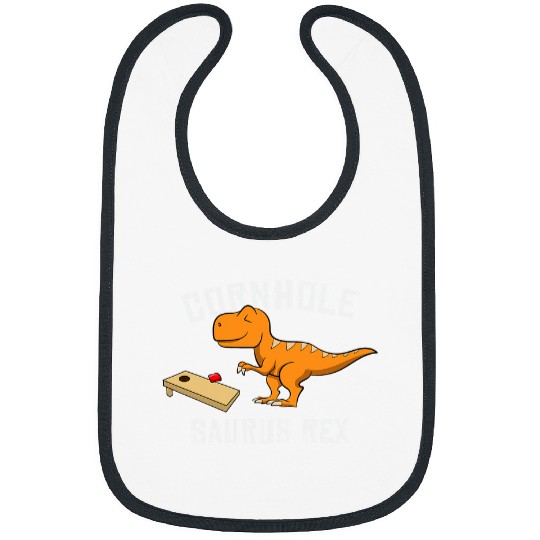 Dinosaur Pet Cornhole Saurus rexs Dino Dinosaur Boy Playing Cornhole Bibs