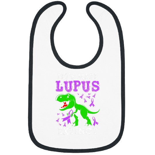 Dinosaur Pet Lets Make Lupus Extinct Purple T rexs Dinosaur Ribbon Kids Bibs