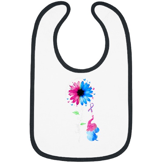 Elephant Mammal Faith Hope Love Elephant Pregnancy Infant Loss Awareness Bibs