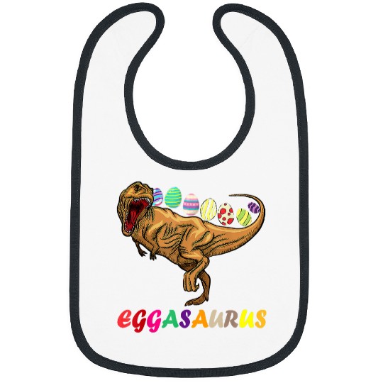Dinosaur Pet eggasaurus stegosaurus egg dinosaur happy easter day 31 Bibs