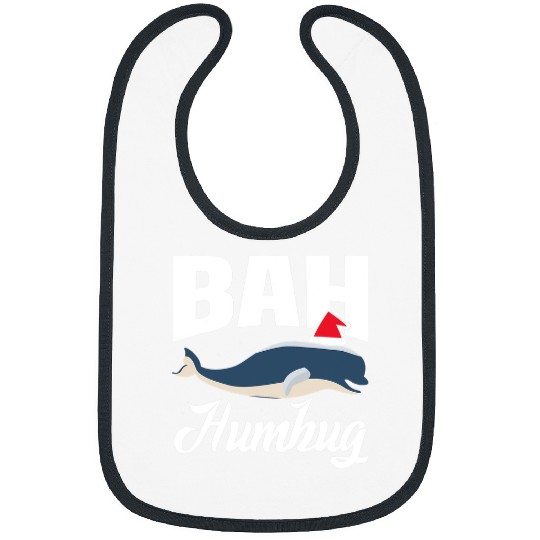 Dolphin Pet Gift Christmas Marine Life Child Ocean Lover Nautical Bibs