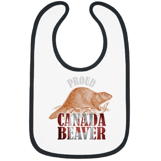 Beaver Pet Proud Canadian Flag Canada Bibs